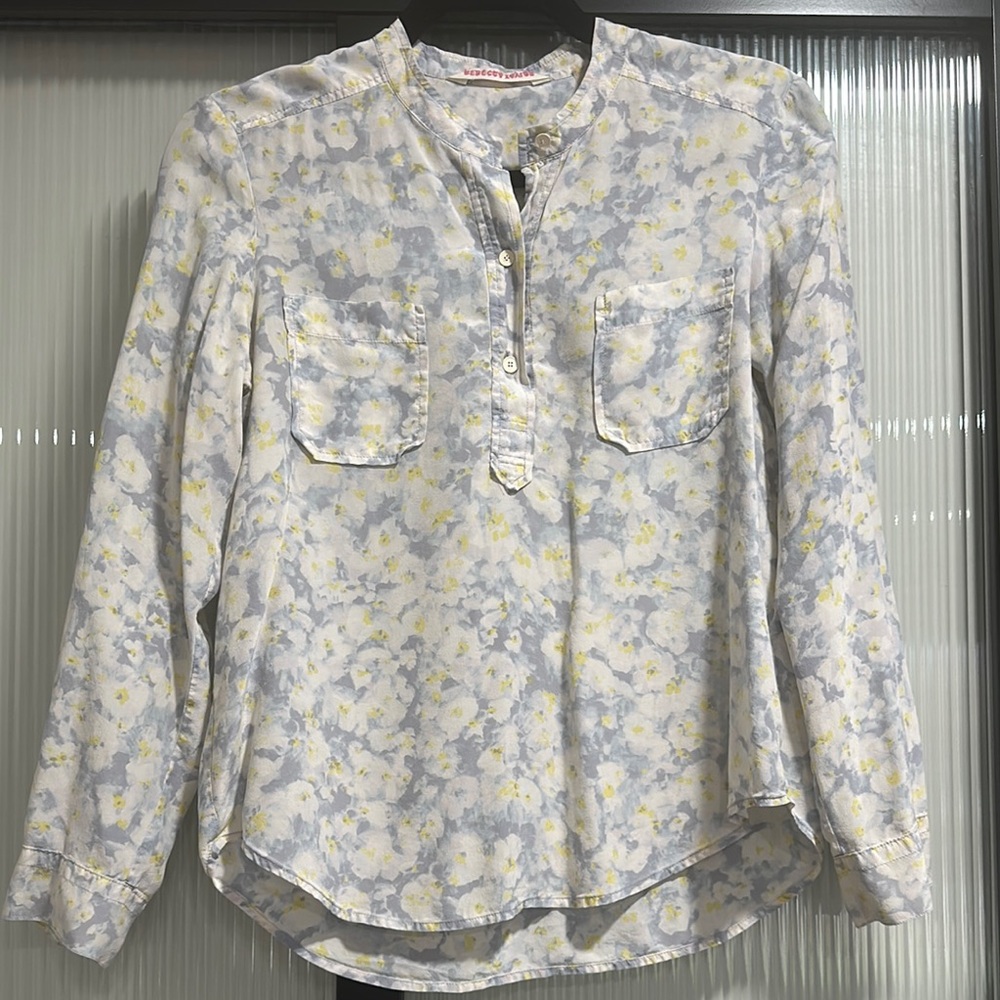 Rebecca Taylor floral print button up